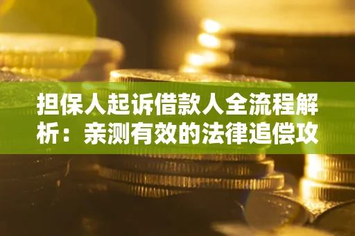 济南担保人起诉借款人全流程解析：亲测有效的法律追偿攻略