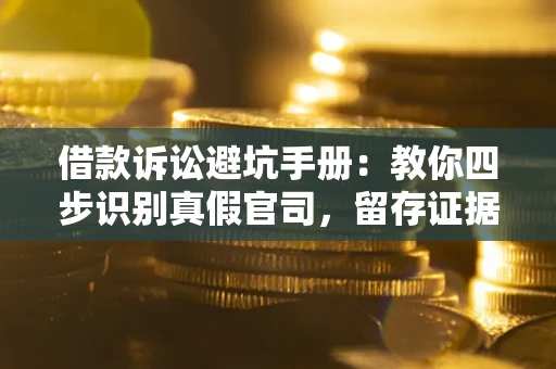 济南借款诉讼避坑手册：教你四步识别真假官司，留存证据不踩雷