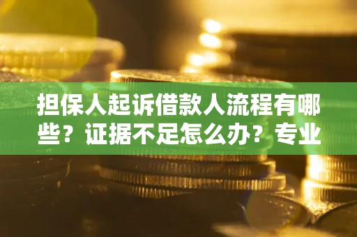 济南担保人起诉借款人流程有哪些？证据不足怎么办？专业律师解答